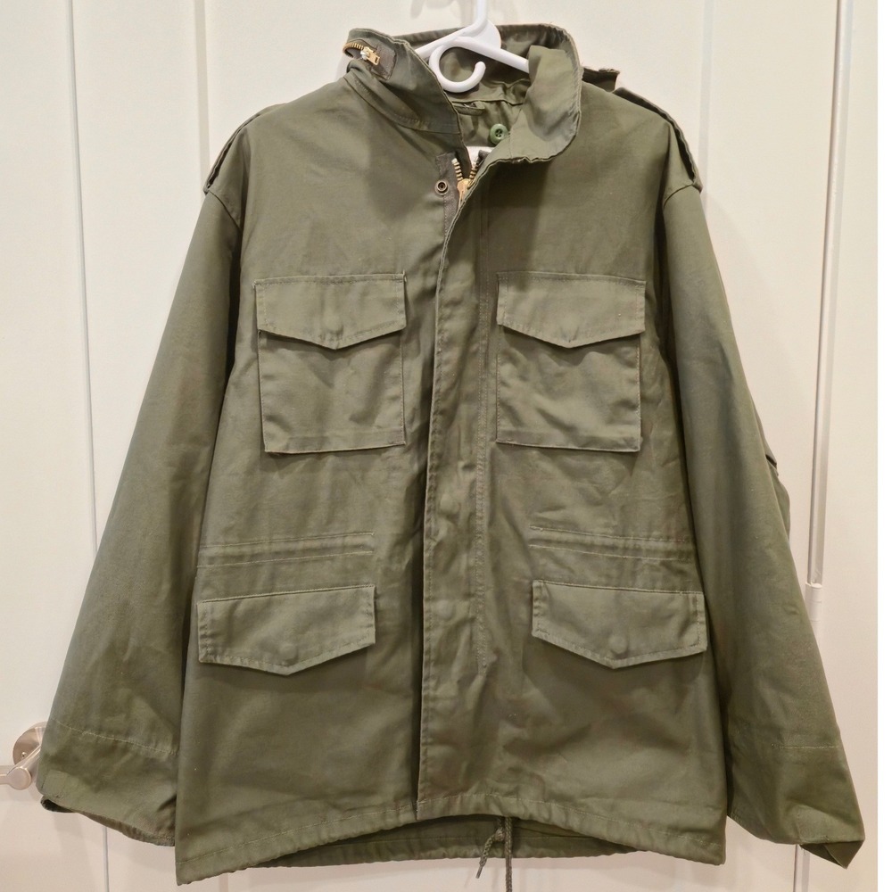 Rothco M-65 Field Jacket Olive Drab Military Style Coat Mens Small 1-0506-OD1.61